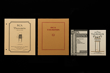 Set of all four replica RCA Theremin documents